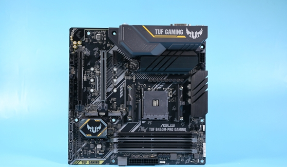 Ryzen中端新座驾 华硕B450M-Pro电竞特工主板图赏：双M.2插槽