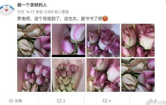 罗永浩带货鲜花品相不佳，微博喊话供货方给大家交待