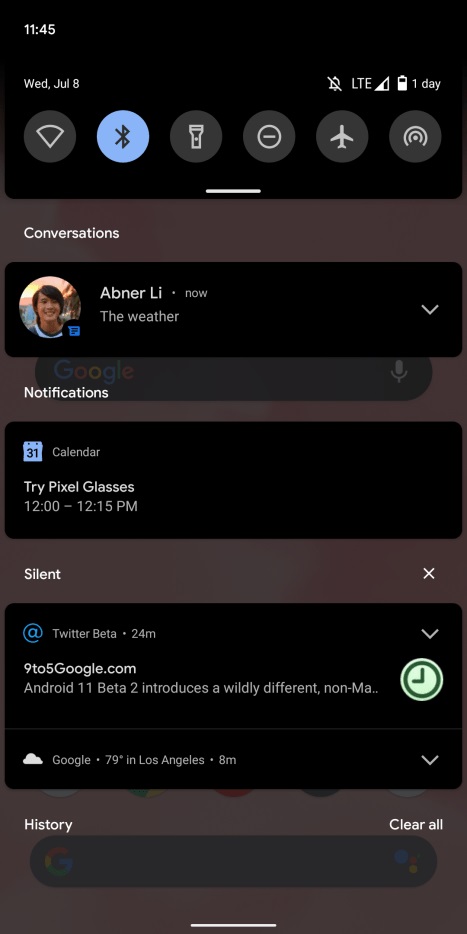 谷歌发布 Android 11 Beta 2