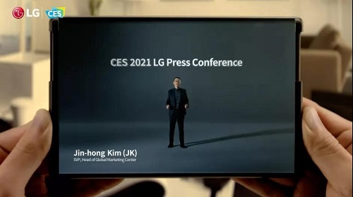 或由京东方供屏 LG卷轴手机将于今年发售