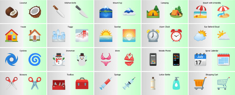 谷歌发布 Android 12 新 emoji表情符号