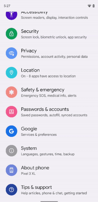 谷歌Pixel设备收到Android 12 Beta 2更新，全新层级过渡动画