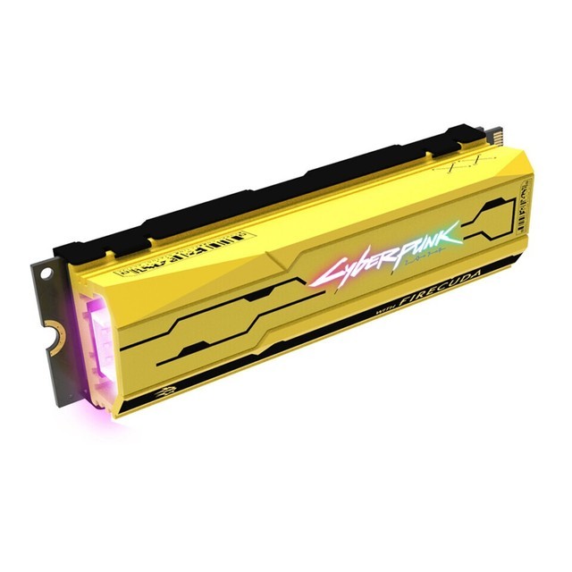 充满未来科技感希捷推出赛博朋克2077限量版SSD