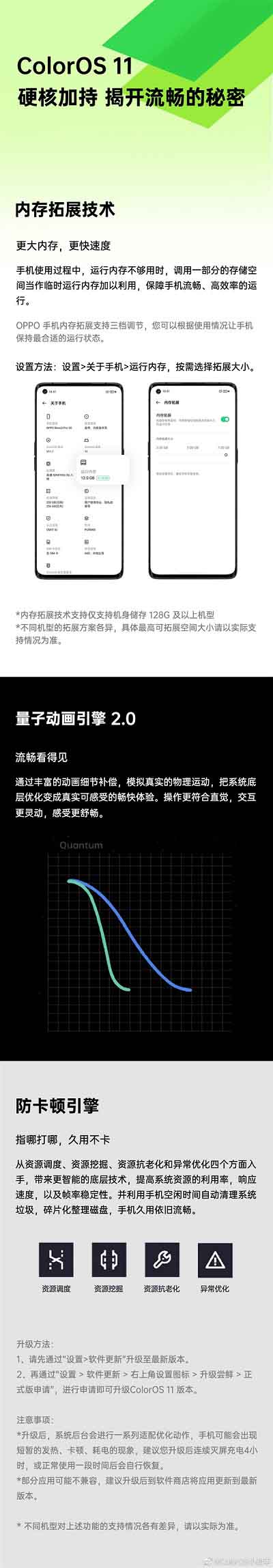 OPPO ColorOS揭开不卡顿秘密，搭载防卡顿引擎 从多方面入手提升