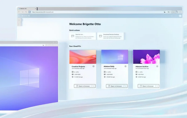 微软推出 Windows 365，可在任何设备上运行 Windows 的云服务