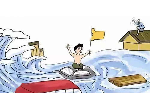 如果被洪水困住，如何发出求救信号