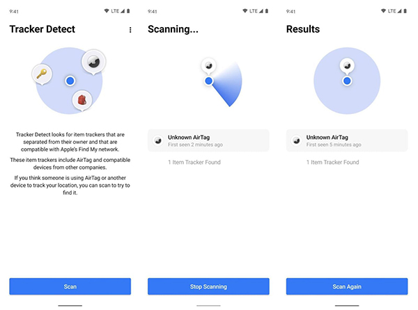 苹果为 Android 推出了一款应用 Tracker Detect