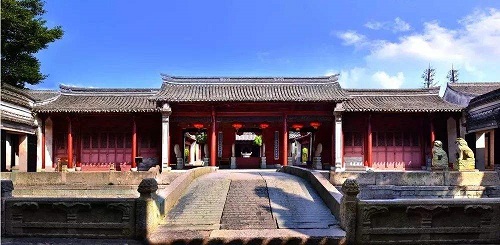 宁波地区保存最完整最大的古建筑群坐落在