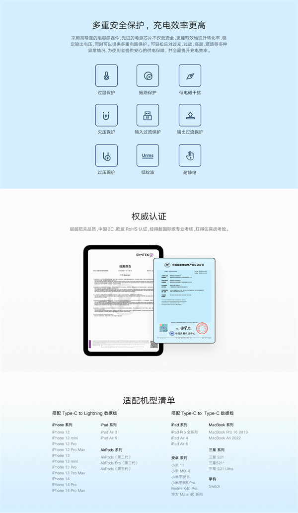 小米推出小米 GaN 充电器 Type-C 33W 单体版，安卓、苹果、Switch 都能充