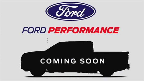 福特全新高性能纯电皮卡的预告图,可能基于 F-150 Lightning 打造