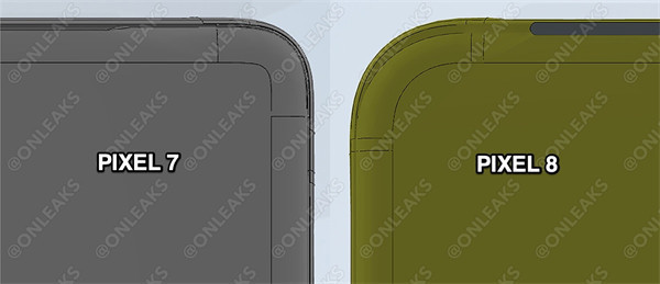 Pixel 8 与与前代对比照片再曝光，Pixel 8 的外观比 Pixel 7 更圆润