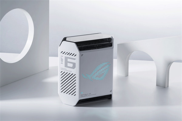 ROG 魔方幻 GT6 三频万兆 Mesh 路由器的“月曜白”限定版今晚开卖
