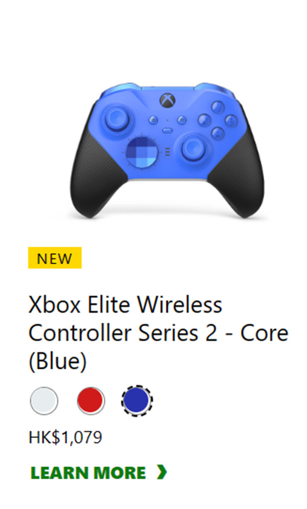微软红色和蓝色版 Xbox Elite 无线手柄 2 代青春版将于 4 月 11 日发售