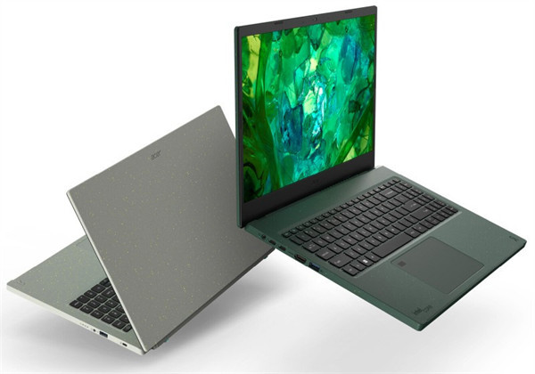 宏碁 Aspire Vero 15 笔记本主打环保，使用回收塑料材质