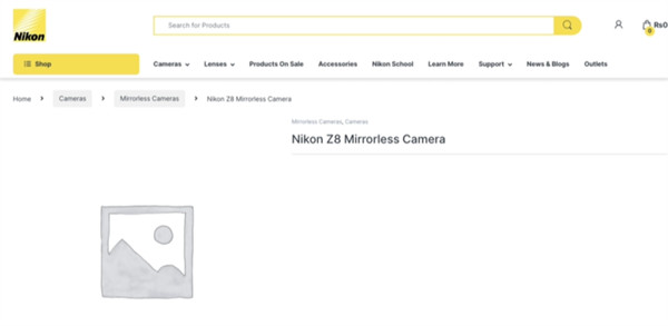 尼康 Z 8 相机上线官网巴基斯坦