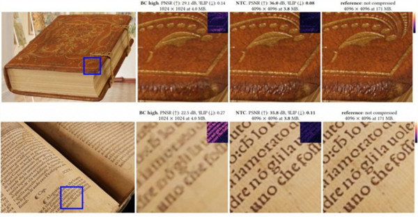 英伟达展示全新纹理压缩算法 Neural Texture Compression