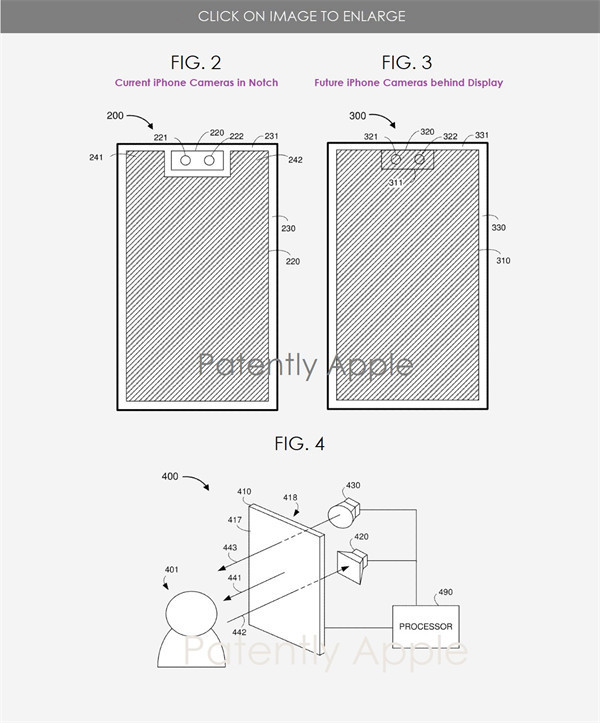 苹果新专利为 iPhone 和 iPad 设计屏下 Face ID