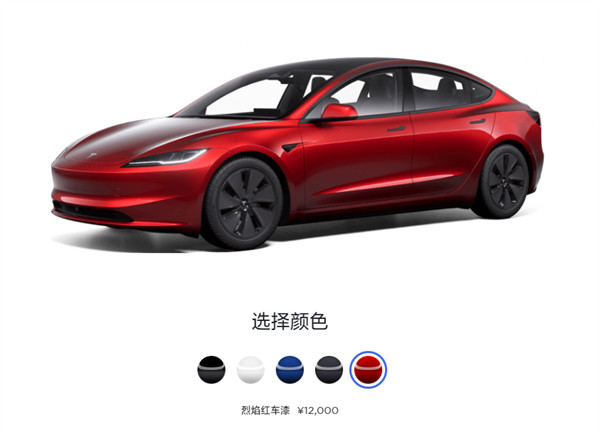 特斯拉 Model 3 焕新版汽车全国陆续交付