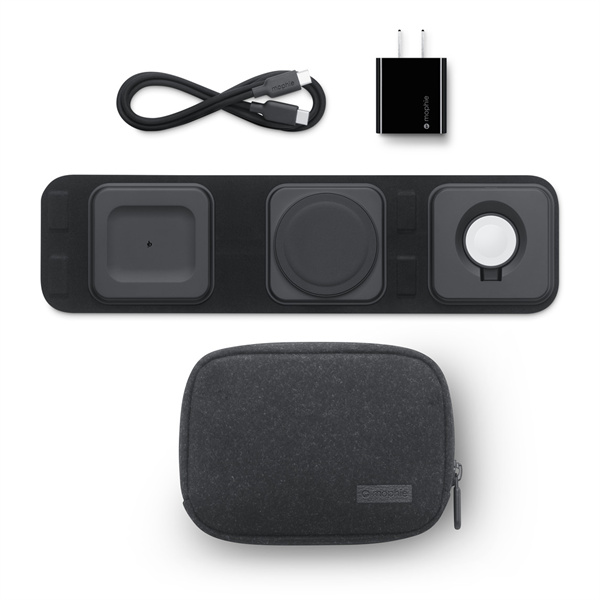 mophie 推出新版本MagSafe 3 合 1 旅行充电器，售 150 美元