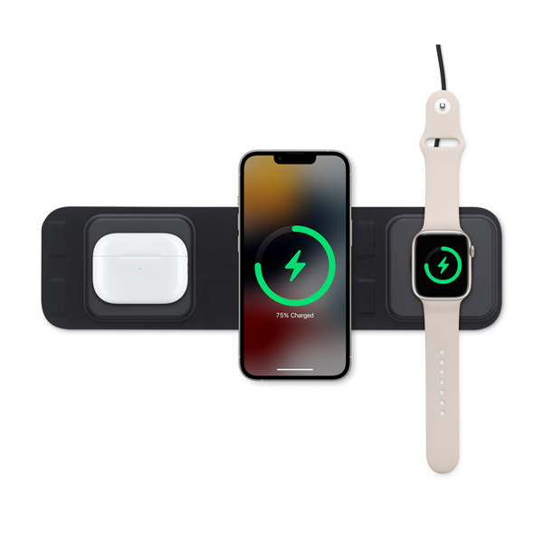 mophie 推出新版本MagSafe 3 合 1 旅行充电器，售 150 美元