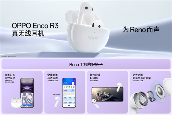 OPPO Enco R3 真无线耳机发布