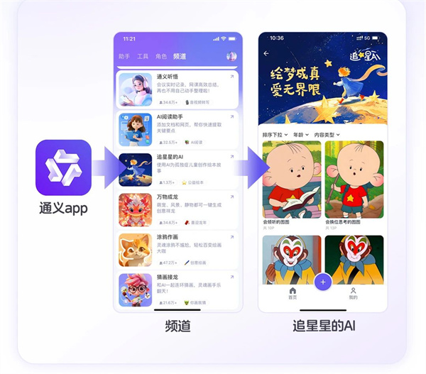 阿里“通义”APP 上线“追星星的 AI”工具