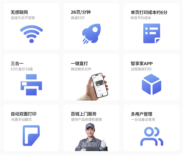 联想小新推出大象黑白激光打印机