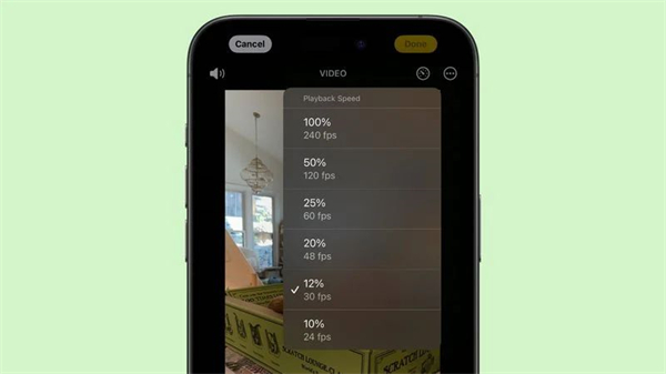 苹果 iOS 18 照片应用升级：视频速度可调整
