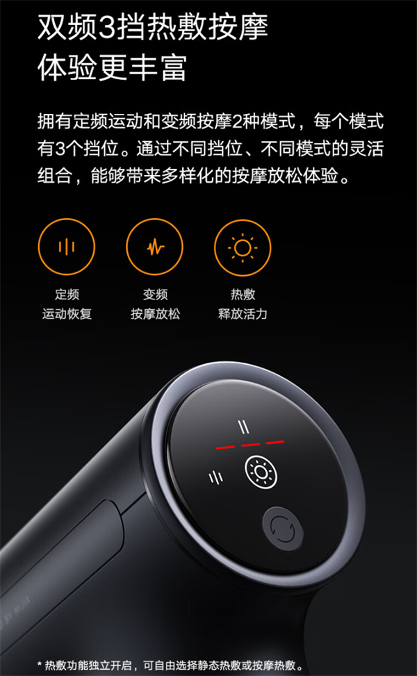 小米米家热敷筋膜枪 H3 发售