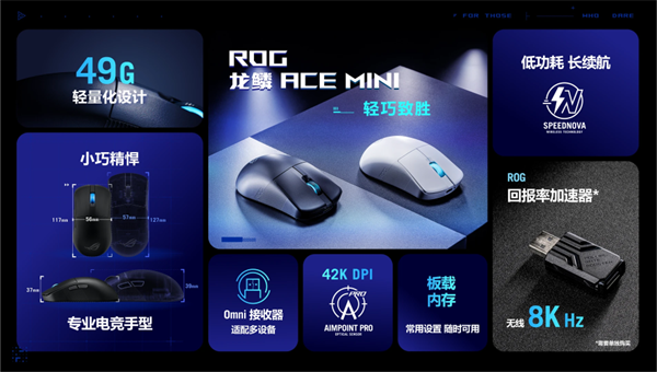 华硕 ROG 龙鳞 ACE MINI 鼠标发售