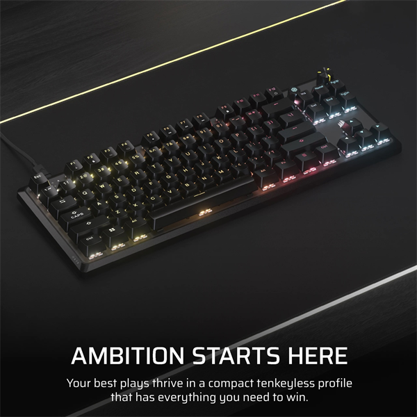 海盗船发布 K70 CORE TKL 系列机械键盘
