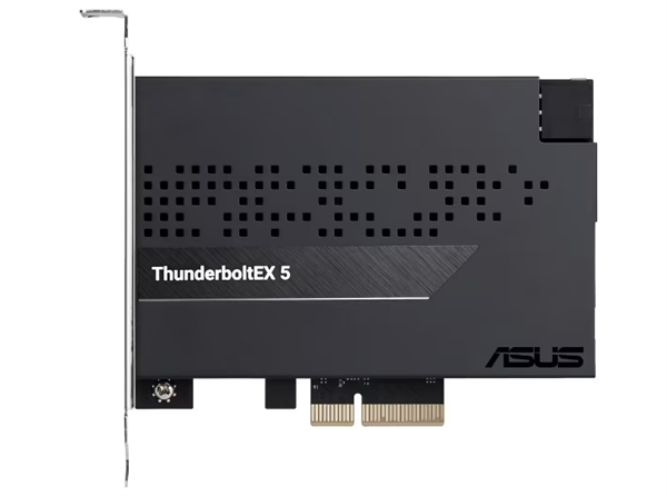 华硕发布 ThunderboltEX 5 扩展卡，集成双雷电 5 及三 miniDP 接口