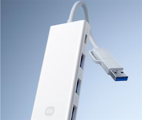 小米四合一双头分线器上市：49 元享 4 个 USB 3.0 接口‌