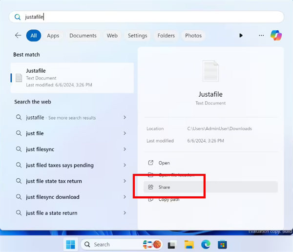 Win11任务栏或将加入“推荐”内容