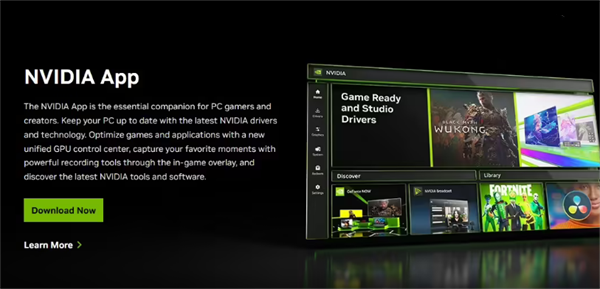 英伟达发布PC端Nvidia应用，取代GeForce Experience